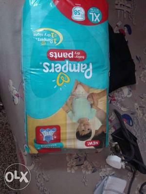 Sealed pamper diaper package. unused. XL size.