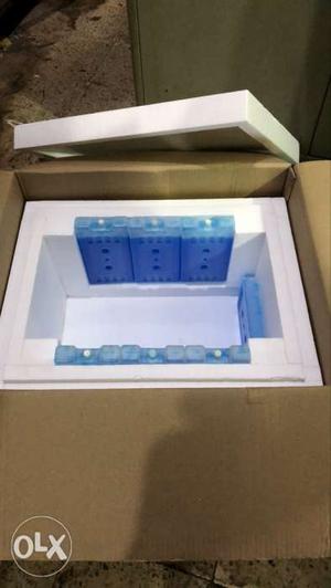 Thermocol Ice box with gel coolers
