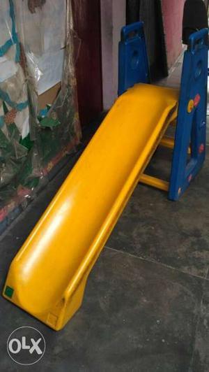 Toddler's Blue And Yellow Slide