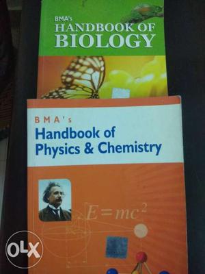 Two BMA's Handbook Of Biology And Physics & Chemistry
