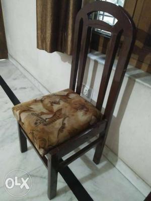 Wooden chair- 6 piece