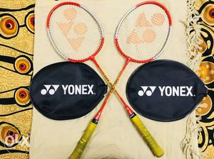 Yonex Badminton Rackets in very good condition. Fixed