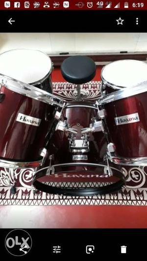 5 PC's Havana drum set only 3mnts old all boxes