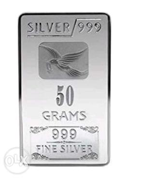 50 gram silver biscuit.. fix price please do not