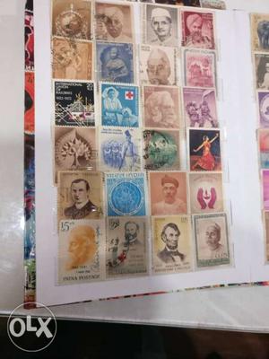 Antique stamp collection
