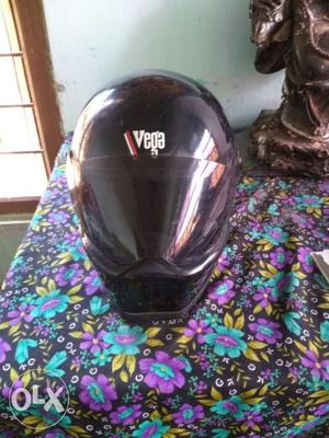 Black And Gray Vega Full-face Helmet