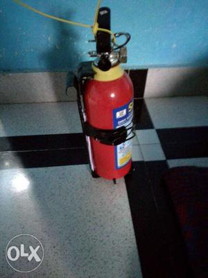 Black And Red Fire Extinguisher