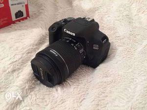 Black Canon 700D EOS DSLR Camera only single lens
