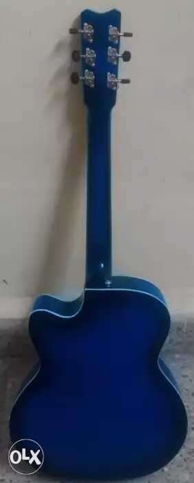 Blue color small guitar