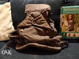 Brown Infantino Carrier With Box