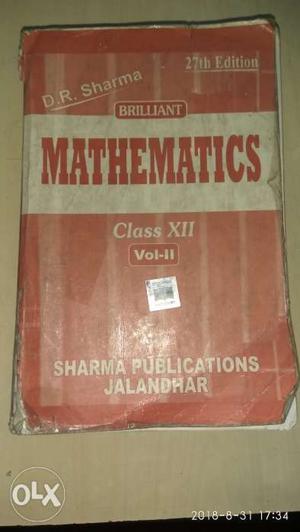 D.R. Sharma (Spectrum) 12th Maths full Solution