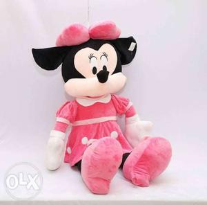 *Imported soft toys* pink Minnie from Disney.