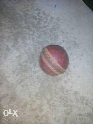 New look leather Ball. for cricket match