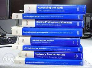 Original Cisco CCNA course books 4 pis