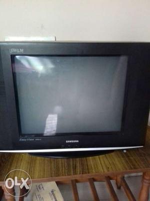 Samsung flat crt tv not working
