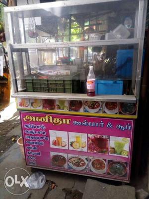 Soup steel stall can be selling price for 