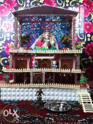 This is a ready made ganpati decorative house...