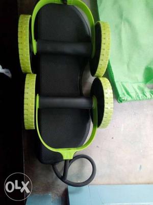 Two Green-and-black Exercise Equipment with bag