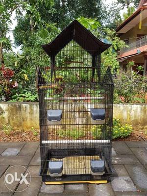 Birds cage 100cm x 45cm x 34 cm Less used. As