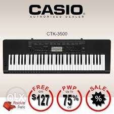 Black Casio CTK- Electronic Keyboard