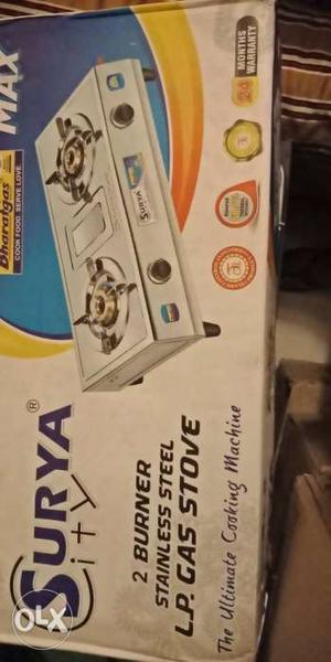 Brand new packed gas stove two burner steel for