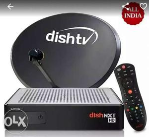 Dish tv Set-top Box With basic non stop package of 3 yrs