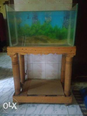 Fish Tank With Wooden Frames
