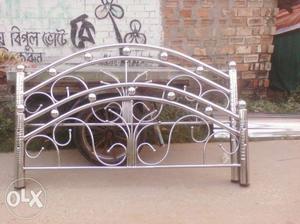 Gray Stainless Steel Head And Footboard