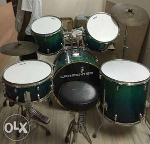 Green Carpenter Drum Set