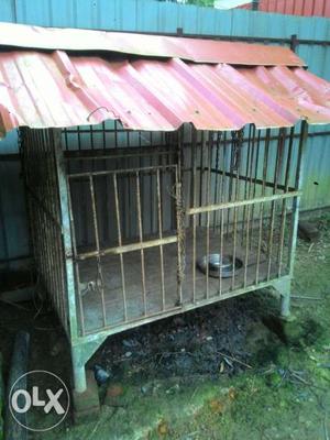 Green Pet Cage