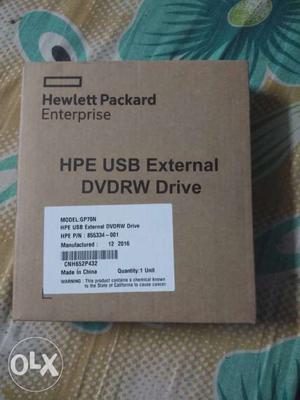 Hewlett Packard HPE USB External DVDRW Drive Box