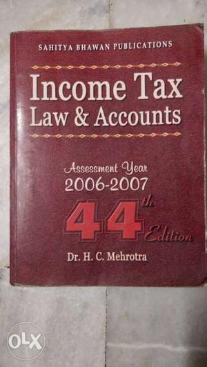Income Tax Law & Accounts Book