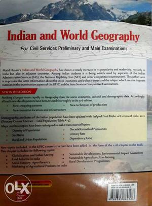 Indian and World Geography by Majid Husain For