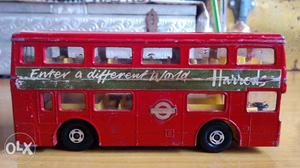 Match Box Antique Double decker bus Toy  ENGLAND