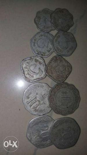 Old coins 2.paisa.3.paisa