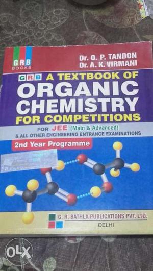 Organic Chemistry Text Book By O.p.tandon - IIT (2nd Year)