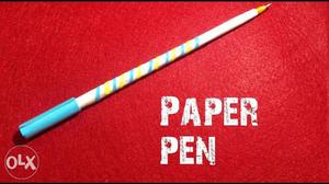 Paper pen with custom design