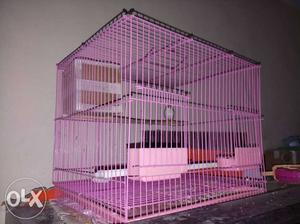 Pink Pet Crate