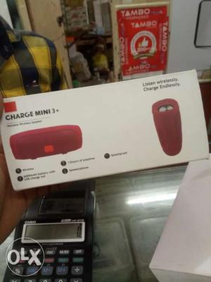 Red JBL Charge Mini 3 Box
