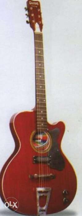 Red Single Cutaway Guitar Screenshot