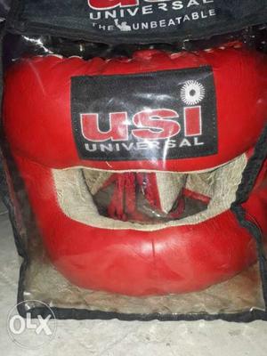 Red Usi Universal Sparring Helmet