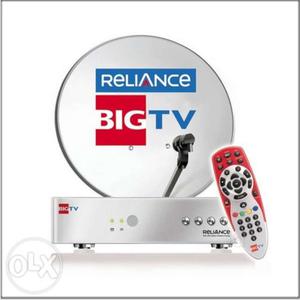 Reliance set top box and antina with remote