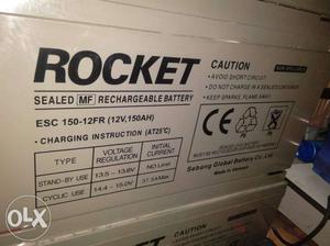 White Rocket Rechargeable Battery