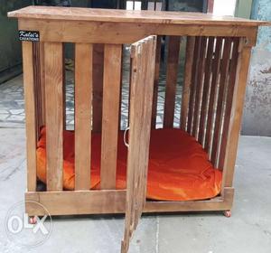 Wooden Cage for DOG. Can be kept inside House to