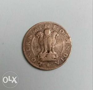  oldage one paise coin in nice condition please contact