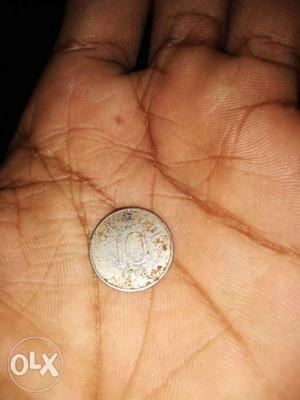  years old Indian 10 Paisa coin