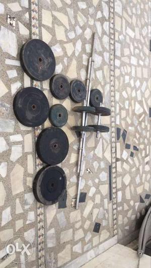 (47 Kg weight, 2 rod,1 Bench,2dumble complete)brand new all