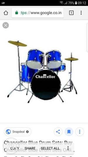 Blue And Black Chancellor Drum Set Screenshot