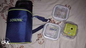 Blue And Green Borosil Bag