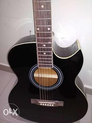 Brand new GB&a SAG110C black guitar including